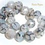 Agate dragon veins fatetate 16 mm