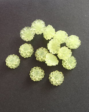 *** Cabochon rasina - dalie ***