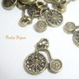 Bicicleta finisaj bronz 3.5x16x16 mm