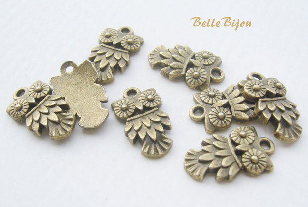 Bufnita finisaj bronz 20x12 mm
