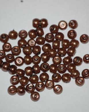 LPE415 - perle maro deschis 4 mm