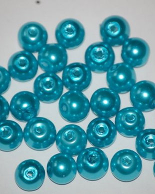 LPE816 - perle albastre 8 mm