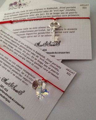 Bratara amuleta "You have the key to my heart"