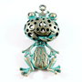 3144 - Pandantiv 3D broasca bronz verdigris