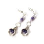Cercei violet 1227