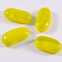 3179 - 4buc Cabochon sticla galben translucid