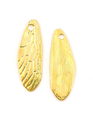 Pandantiv aripa, auriu, 41x14 mm (cod 11-184)