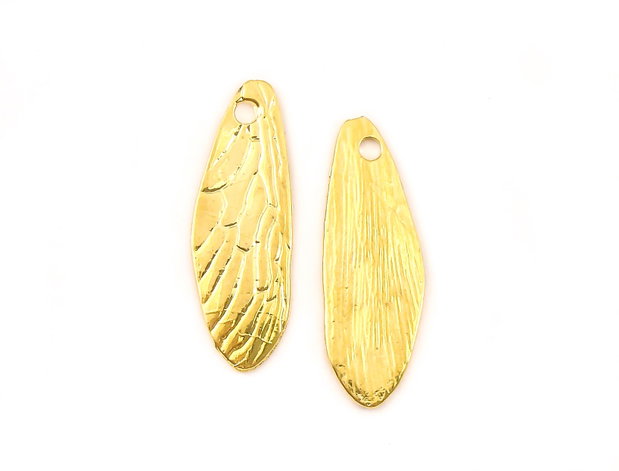 Pandantiv aripa, auriu, 41x14 mm (cod 11-184)