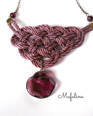 Colier Crushed Orchid