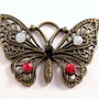 3203 - Pandantiv fluture bronz 48x37mm