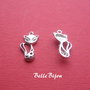 Vulpita din argint 925 rodiat 4x11x19.5 mm