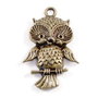 3211 - Pandantiv bufnita bronz 44x27mm