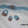Set bratara, cercei, inel - Abundenta