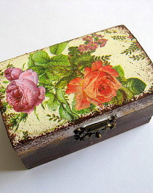 cutie lemn decorata 21249
