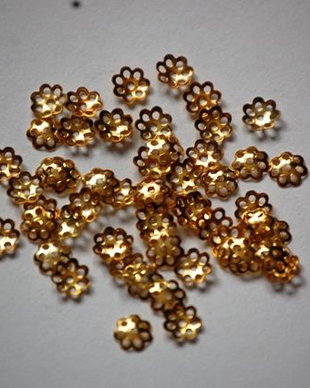 LCP5 - (50 buc) capacele aurii 6 mm