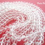 (10 b) Cristale fatetate din sticla cristal clear aprox 8x6.5-7 mm
