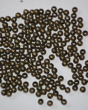 LMD3 - (50 buc) margele metalice bronz 3 mm