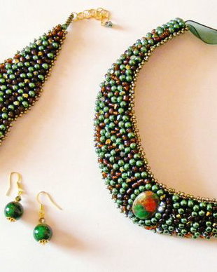Set perle,jad si cristale