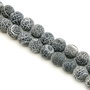 Agate Crackle negre, sfere 10 mm (cod 1-407)