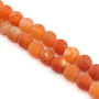 Agate Crackle portocalii, sfere 10 mm (cod 1-409)