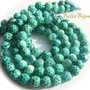 (10 b) Agate fatetate in nuante degrade de verde intens aprox 4 mm