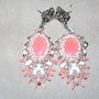 White superduo- frosted Rosaline-pink oppalit