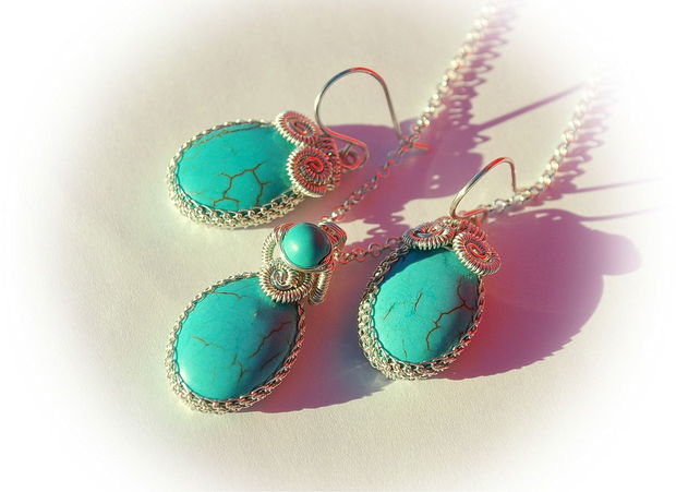 Set " Turquoise Drops "