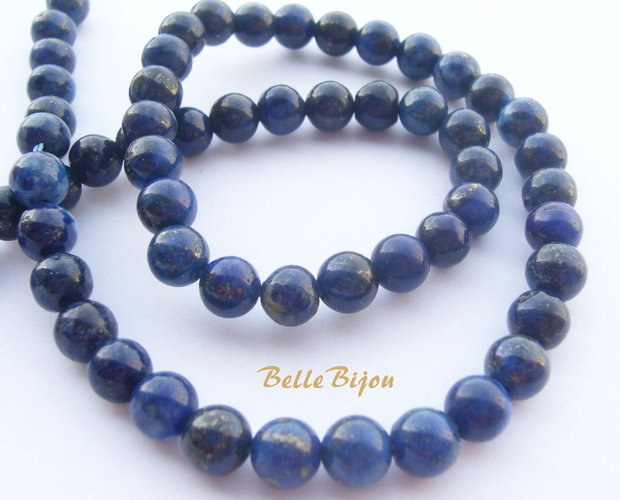 Lapis lazuli grad A aprox 6 mm
