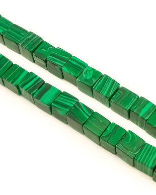 Malachit, cub 8 mm (cod 1-444)