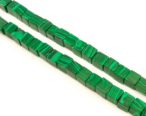 Malachit, cub 8 mm (cod 1-444)