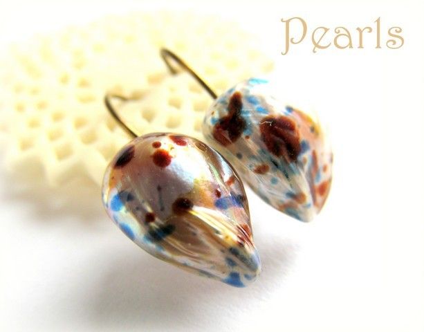 PEARLS - CERCEI PERLE/BRONZ