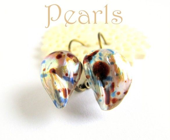 PEARLS - CERCEI PERLE/BRONZ