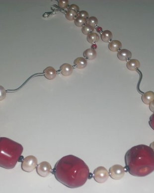 SET" Coral & Pearls "-vandut