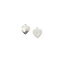 Charm inimioara, placat cu argint, 6,5x5,5 mm (cod 9-391)