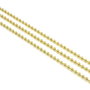 Lant otel, finisaj auriu, cu bile de 2,4 mm (cod 16-12)