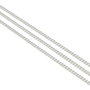 Lant otel placat cu argint, zale 2 mm (cod 16-13)