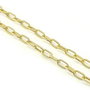 Lant otel, finisaj auriu , zale 9x5 mm (cod 16-16)
