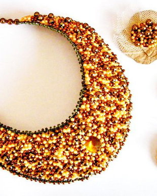 Set perle maro