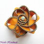 Brosa Miere Metalica - fermoar, rhinestone