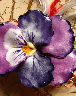 Panseluta Violet Inchis - Martisor - Brosa
