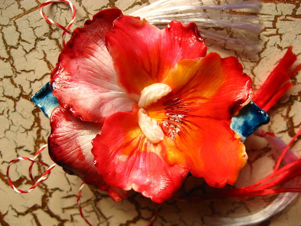Panseluta Rosie - Martisor - Brosa