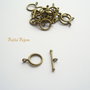Inchizatoare mare toggle finisaj bronz