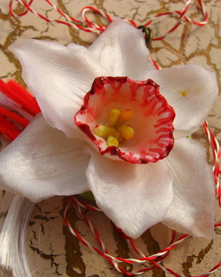 Narcisa Alba - Martisor - Pandantiv
