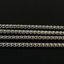 CH0116 (0.5m) Lant argintiu antichizat grosime 4mm