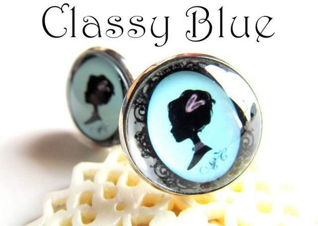 CLASSY BLUE - BUTONI CAMEE