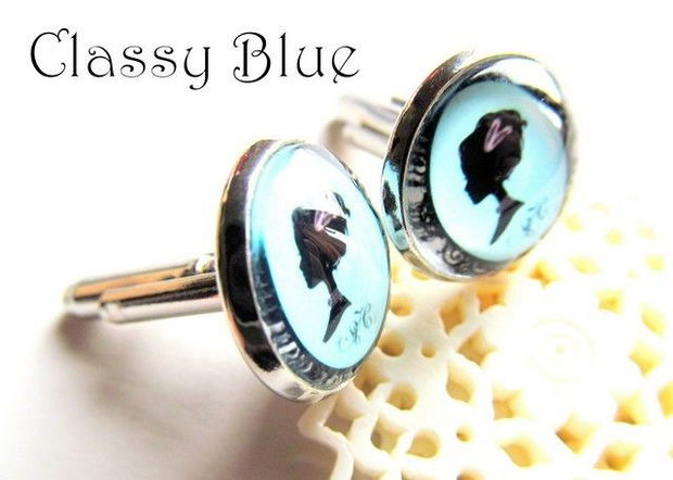 CLASSY BLUE - BUTONI CAMEE