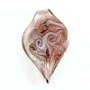 3321 - Pandantiv sticla tip Murano 63x40mm