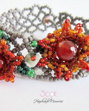 Set bijuterii cu agate