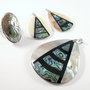 3331 - Set 3 pandantive si inel paua abalone