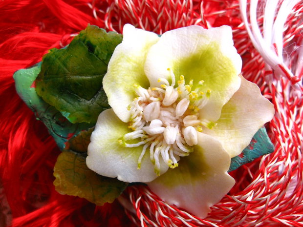 Floare de primavara - Martisor - Brosa Mare